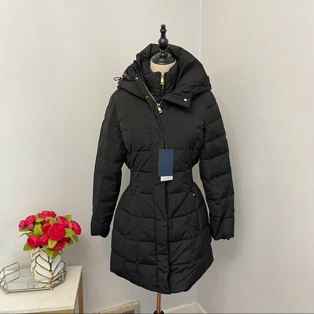 Cole Haan Signature Hooded Down & Feather Jacket New With Tag - Picture 7 of 16